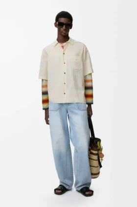 Trousers in Denim