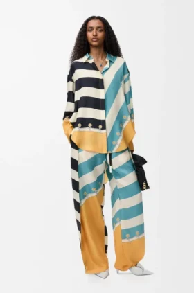 Trousers in Silk