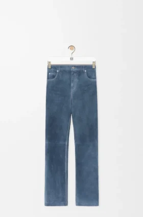 Trousers in Suede Goatskin