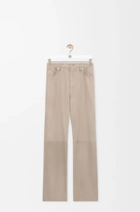 Trousers in Suede Goatskin
