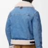 Trucker Jacket in Denim and Shearling Trucker Jacket in Denim and Shearling