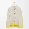 Turn-Up Jacket in Suede Lambskin