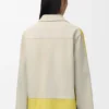 Turn-Up Jacket in Suede Lambskin