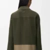 Turn-Up Jacket in Suede Lambskin