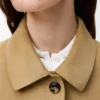 Turn-Up Jacket in Suede Lambskin