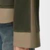 Turn-Up Jacket in Suede Lambskin