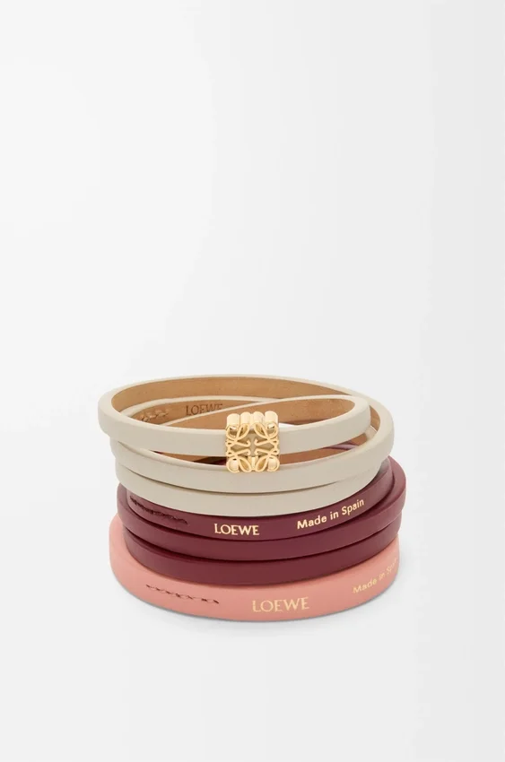 Twist Double Bracelet in Calfskin Twist Double Bracelet in Calfskin