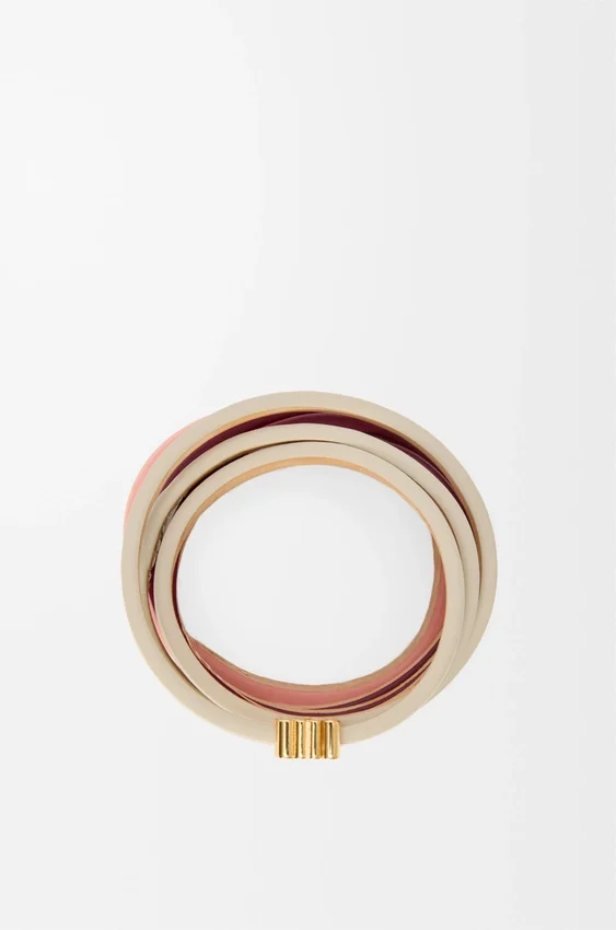 Twist Double Bracelet in Calfskin Twist Double Bracelet in Calfskin