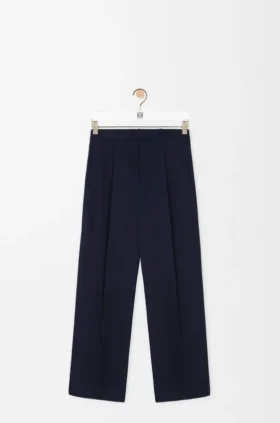 Wide Leg Trousers in Cotton