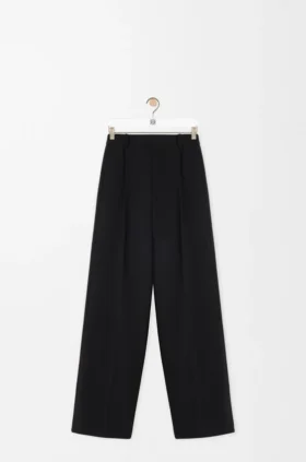 Wide Leg Trousers in Wool