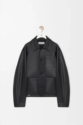 Workwear Jacket in Nappa Lambskin