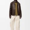 Workwear Jacket in Nappa Lambskin Workwear Jacket in Nappa Lambskin