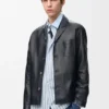 Workwear Jacket in Nappa Lambskin Workwear Jacket in Nappa Lambskin
