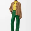 Workwear Jacket in Suede Goatskin