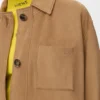 Workwear Jacket in Suede Goatskin