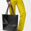 Xl Puzzle Fold Tote in Shiny Calfskin Xl Puzzle Fold Tote in Shiny Calfskin