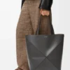 Xl Puzzle Fold Tote in Shiny Calfskin Xl Puzzle Fold Tote in Shiny Calfskin