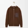 Zip-Up Hoodie in Wool Zip-Up Hoodie in Wool