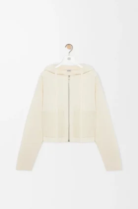 Zip-Up Hoodie in Wool