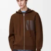 Zip-Up Hoodie in Wool Zip-Up Hoodie in Wool