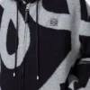 Zip-Up Hoodie in Wool and Cotton Zip-Up Hoodie in Wool and Cotton