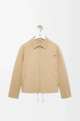 Zip-Up Jacket in Cotton
