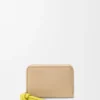 Zipped Coin Purse in Shiny Nappa Calfskin Zipped Coin Purse in Shiny Nappa Calfskin