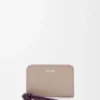 Zipped Coin Purse in Shiny Nappa Calfskin Zipped Coin Purse in Shiny Nappa Calfskin