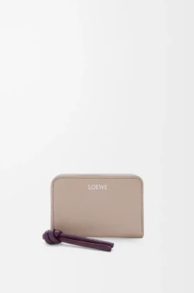 Zipped Coin Purse in Shiny Nappa Calfskin