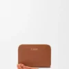 Zipped Coin Purse in Shiny Nappa Calfskin Zipped Coin Purse in Shiny Nappa Calfskin