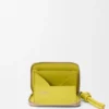 Zipped Coin Purse in Shiny Nappa Calfskin Zipped Coin Purse in Shiny Nappa Calfskin