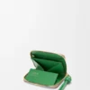 Zipped Coin Purse in Shiny Nappa Calfskin Zipped Coin Purse in Shiny Nappa Calfskin