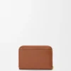 Zipped Coin Purse in Shiny Nappa Calfskin Zipped Coin Purse in Shiny Nappa Calfskin
