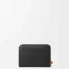 Zipped Coin Purse in Shiny Nappa Calfskin Zipped Coin Purse in Shiny Nappa Calfskin